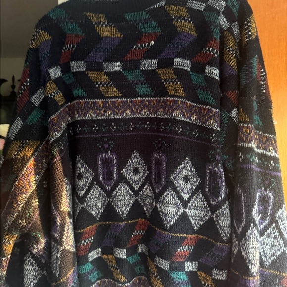 Michael Gerald Multicolor Knit Cardigan - Picture 3 of 3